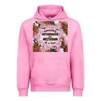 Fuchsia Pink surviving motherhood one meltdown at the time Urban Hoodie - TumblerDesignByShophia