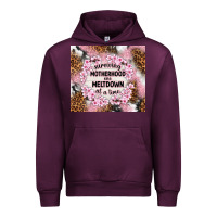 Mauve Wine surviving motherhood one meltdown at the time Urban Hoodie - TumblerDesignByShophia
