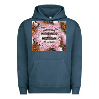 Pigment Midnight Navy surviving motherhood one meltdown at the time Urban Hoodie - TumblerDesignByShophia