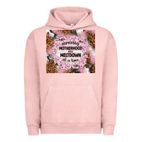 Pigment Salmon surviving motherhood one meltdown at the time Urban Hoodie - TumblerDesignByShophia