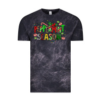 Cloud Black peppermint season Vintage Tee - AdoDesignShop