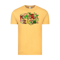 Vintage Mustard peppermint season Vintage Tee - AdoDesignShop
