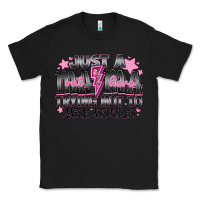 Black Just a Mama Out Here Trying Not To Raise Assholes Classic Tee - CowhideDigitalArt