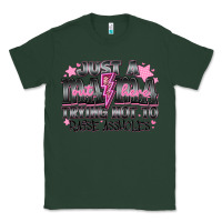Sports Green Just a Mama Out Here Trying Not To Raise Assholes Classic Tee - CowhideDigitalArt