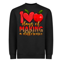 Black 100 days of making a difference Heavyweight Sweatshirt - Artiststas