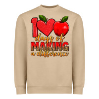 Mushroom 100 days of making a difference Heavyweight Sweatshirt - Artiststas