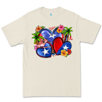 Bone puerto rico hearts Premium Tee - Zillion Design Studio