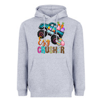 Heather Grey Egg Crusher Heavyweight Hoodie - BundleAndBundleShop