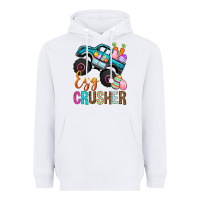 White Egg Crusher Heavyweight Hoodie - BundleAndBundleShop
