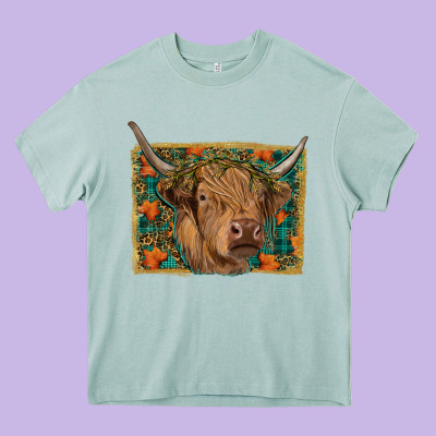 Heavy Core Tee Fall Cow