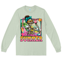 Matcha sweet summer skeleton Long Sleeve Tee - Jasminsmagicworld