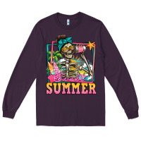Plum sweet summer skeleton Long Sleeve Tee - Jasminsmagicworld