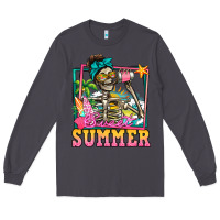 Smoke sweet summer skeleton Long Sleeve Tee - Jasminsmagicworld