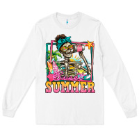 White sweet summer skeleton Long Sleeve Tee - Jasminsmagicworld