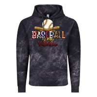 Cloud Black baseball is my valentine Vintage Hoodie - RacoonDesign