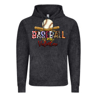 Vintage Black baseball is my valentine Vintage Hoodie - RacoonDesign