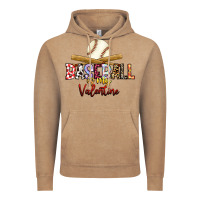 Vintage Coffee baseball is my valentine Vintage Hoodie - RacoonDesign