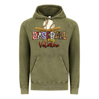 Vintage Olive baseball is my valentine Vintage Hoodie - RacoonDesign