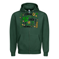 Sports Green st. patricks day doodle Zipper Hoodie - MaliasSmallBusiness