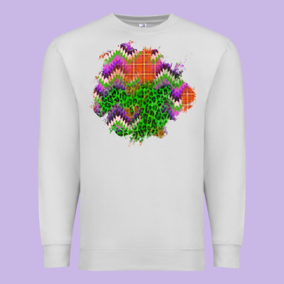 Halloween Patch Premium Sweatshirt Designed By Bundleandbundleshop