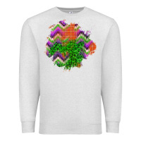 Oatmeal Heather halloween patch Premium Sweatshirt - BundleAndBundleShop