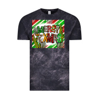 Cloud Black merry texmas  christmas Vintage Tee - AdoDesignShop