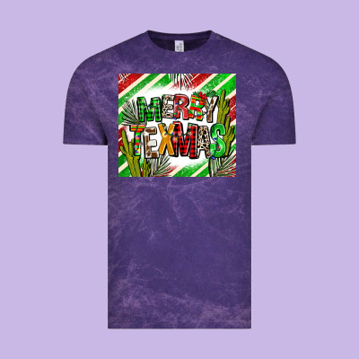 Merry Texmas  Christmas Vintage Tee Designed By Adodesignshop