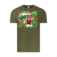 Vintage Olive merry texmas  christmas Vintage Tee - AdoDesignShop