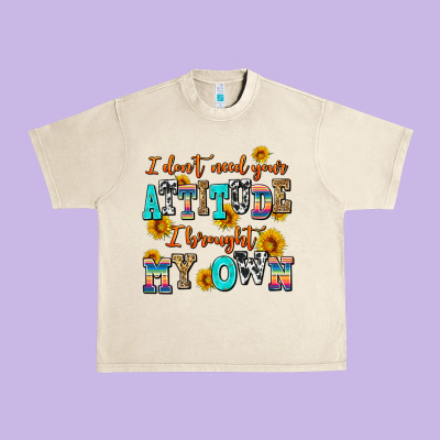 I Dont Need Your Attitude I Brought My Own Urban Heavy Tee Designed By Adodesignshop