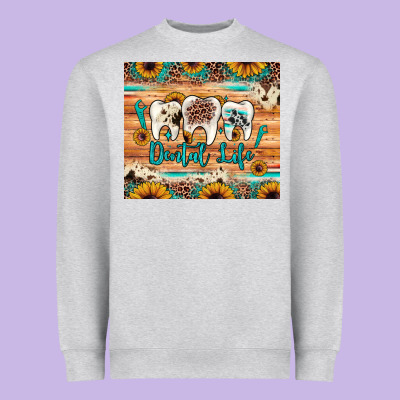 Dental Life Heavyweight Sweatshirt Designed By Jahusdesignshop
