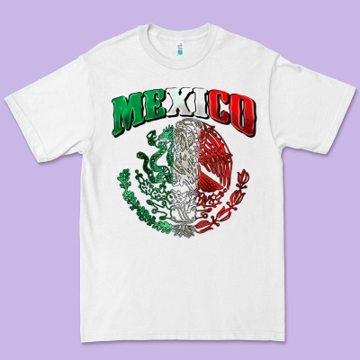 Mexico Coat Of Arms Premium Tee Designed By Zillion Design Studio