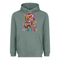 Sage He Is Risen Easter Heavyweight Hoodie - BundleAndBundleShop