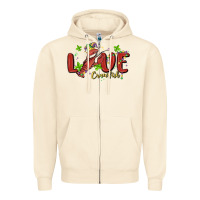 Sandshell mardi gras love crawfish Zipper Hoodie - MaliasSmallBusiness