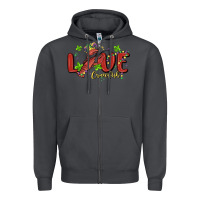 Smoke mardi gras love crawfish Zipper Hoodie - MaliasSmallBusiness