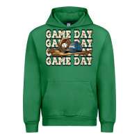 Emerald game day baseball Urban Hoodie - HowdyJamesFarm