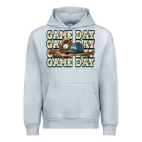 Heather Grey game day baseball Urban Hoodie - HowdyJamesFarm