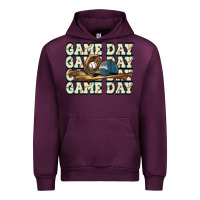 Mauve Wine game day baseball Urban Hoodie - HowdyJamesFarm