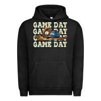 Pigment Black game day baseball Urban Hoodie - HowdyJamesFarm