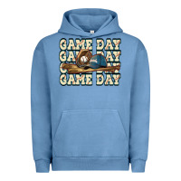 Pigment Pebble Blue game day baseball Urban Hoodie - HowdyJamesFarm