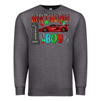 Charcoal Heather birthday boy 1 Premium Sweatshirt - BundleAndBundleShop