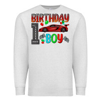 Oatmeal Heather birthday boy 1 Premium Sweatshirt - BundleAndBundleShop