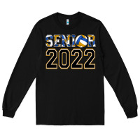 Black senior volleyball Long Sleeve Tee - AdoDesignShop