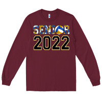 Burgundy senior volleyball Long Sleeve Tee - AdoDesignShop