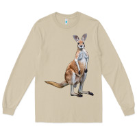 Mushroom kangaroo Long Sleeve Tee - LillyAllenDesigns