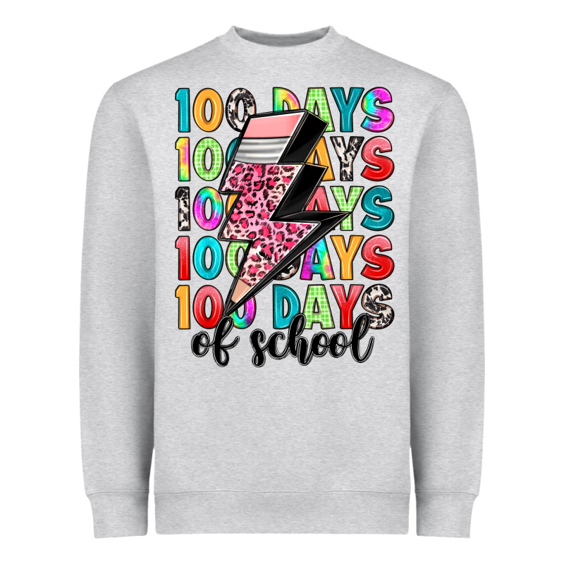 100 Days Of School Heavyweight Sweatshirt by Artiststas | Teevron
