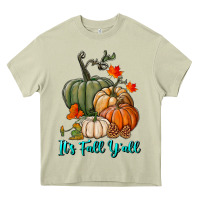 Mossy Happy Fall Y'all Pumpkins Heavy Core Tee - RanaPortraitStore