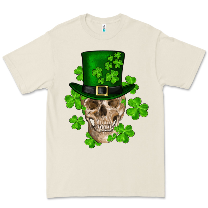 St. Patrick's Day Skull Premium Tee by RanaPortraitStore | Teevron