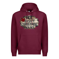 Burgundy hot cocoa and christmas movies Premium Hoodie - Bettercallsaul