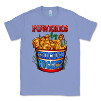 Colony Blue powered by chicken nuggets Classic Tee - AdoDesignShop