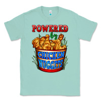 Seafoam powered by chicken nuggets Classic Tee - AdoDesignShop